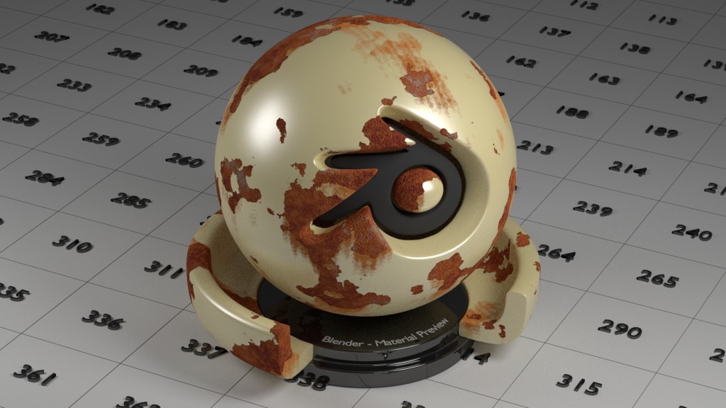Fully Procedural PBR Rust With Streaks preview image 2